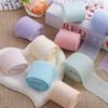 4CM Width Satin Fabric Ribbon Bright Striped DIY Craft Ribbon Gift Wrap Ribbon  Party Decor