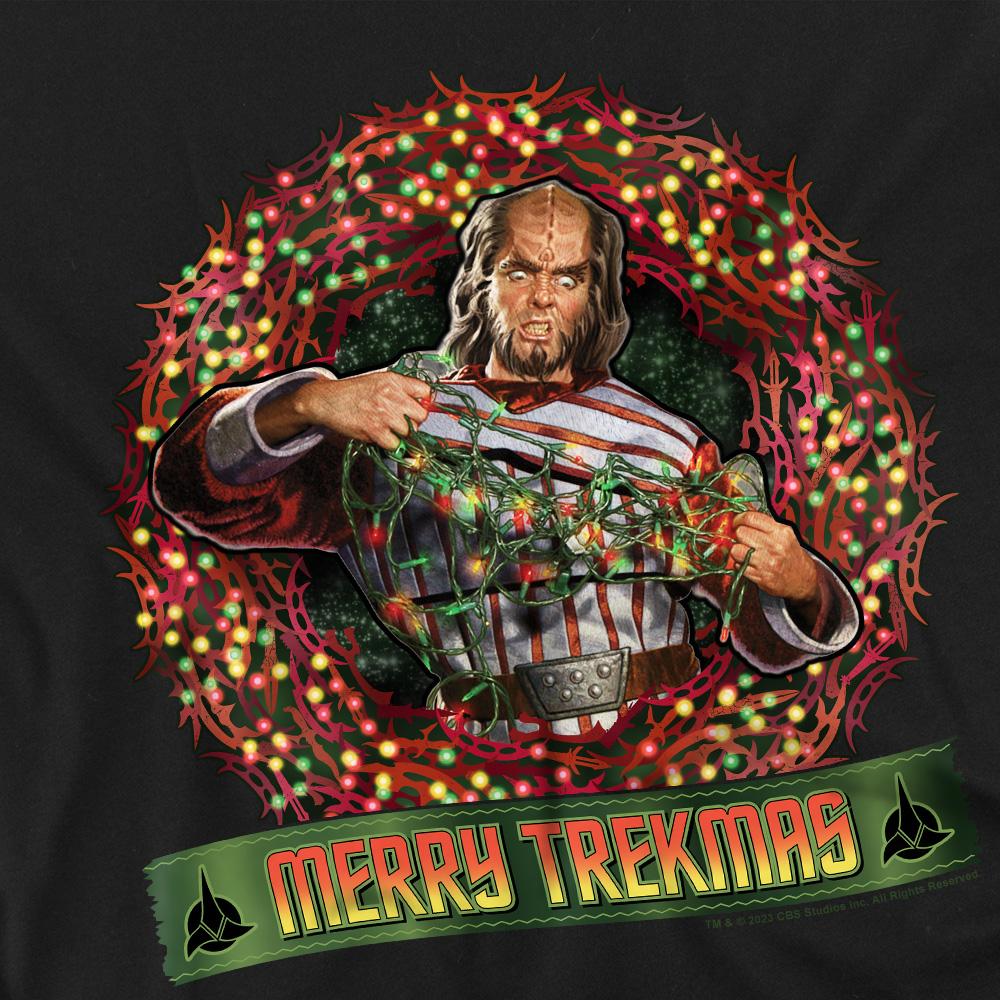 STAR TREK Mens Merry Trekmas Christmas T-Shirt