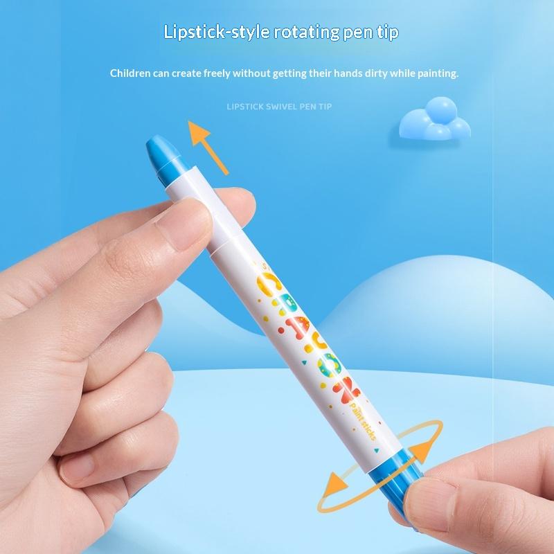 12/24/36/48 Colors Children'S Water Soluble Painting Crayons Watercolor All-In-One Silky Crayons