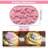 1 Pcs 10-Cavity Cross Shaped Silicone Mold-Versatile Tray for Handmade,Biscuit,Candy,Chocolate,Fondant,Cake&Resin Jewelry Making