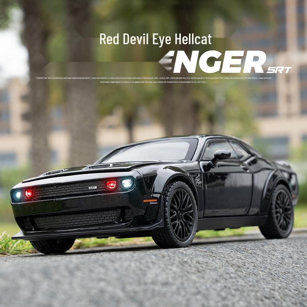Muscle Car Hellcat Alloy Sports Car Model Collection – 1:32 Scale Ornamental Toy