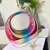 Acrylic Evening Handbag For Women 2024 Luxury Designer Purses And Handbags Golden Wedding Dinner Party Round Handle Wrist Bag