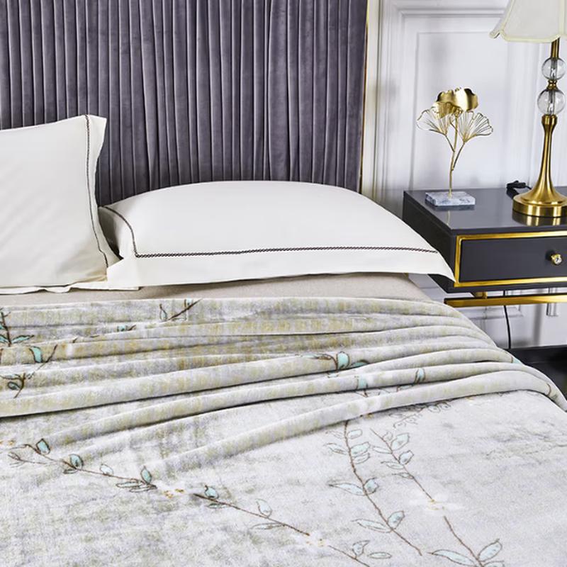 Elegant Patterned Flannel Art Blanket