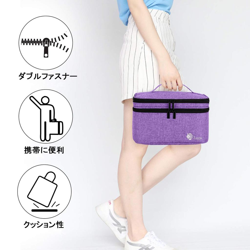 Luxja Sewing Large Capacity Sewing Tool Purple Bag/Sewing Box, (Bag Only), Storage,