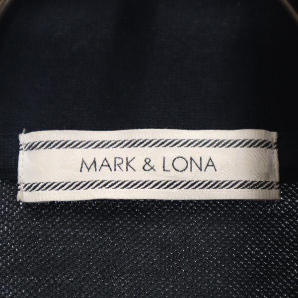 MARK&LONA Made In Japan Golf Short Sleeve Polo Shirt S Navy Fawn Women Used
