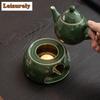 Bronze Gren Warmer Teekocher Teekanne Retro Teefilter Kanne Teebereiter Kessel Mit Sieb Chinesisches Teeservice Zubehör Ornamente Geschenke