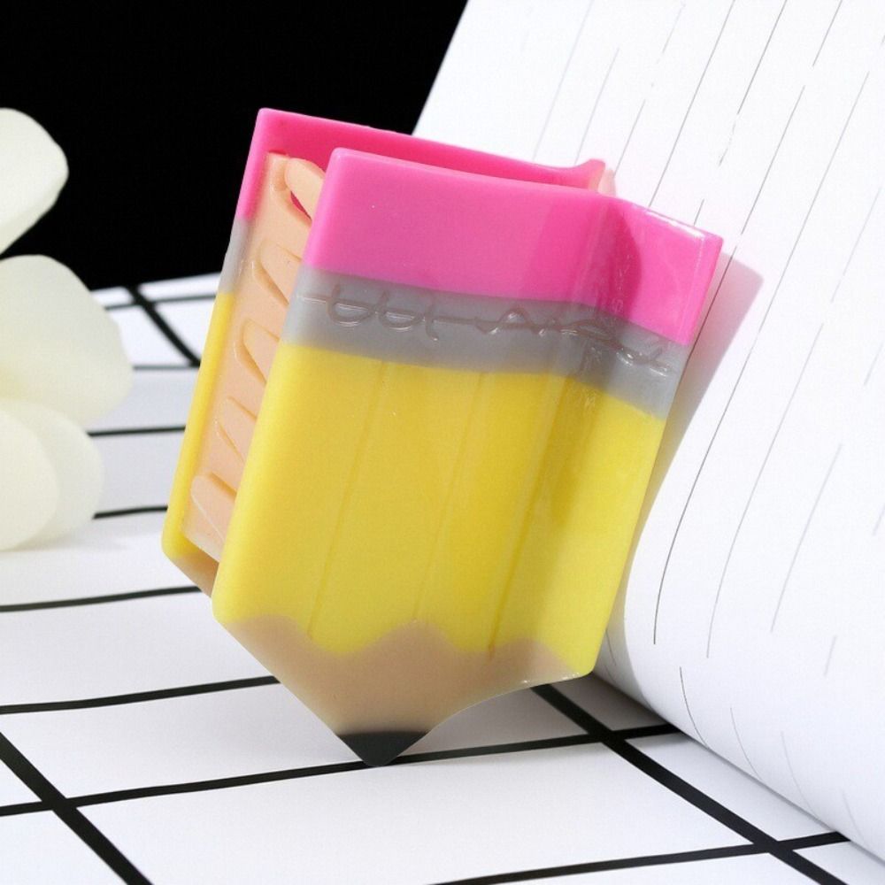 Funny Book Hair Claw Cute Geometry Acetate Hair Clip Pencil Hair Barrettes  Back To School