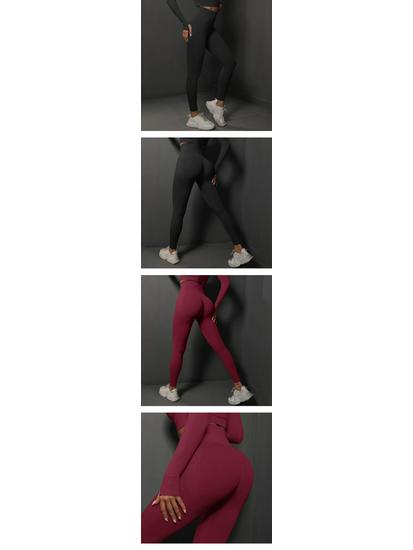 Peach Butt Yoga High-Waisted Hip-Lifting Fitness Pants for Women – High Elasticity Tight Running Sports Pants