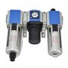 Air Compressor Flow Filter Pressure Regulator Lubricator Water Oil Separator Combination UnitGC300 08