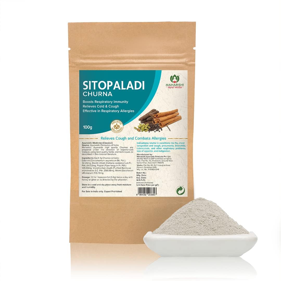 

Maharishi Ayurveda Sitopaladi Churna 100 g Pack of 2