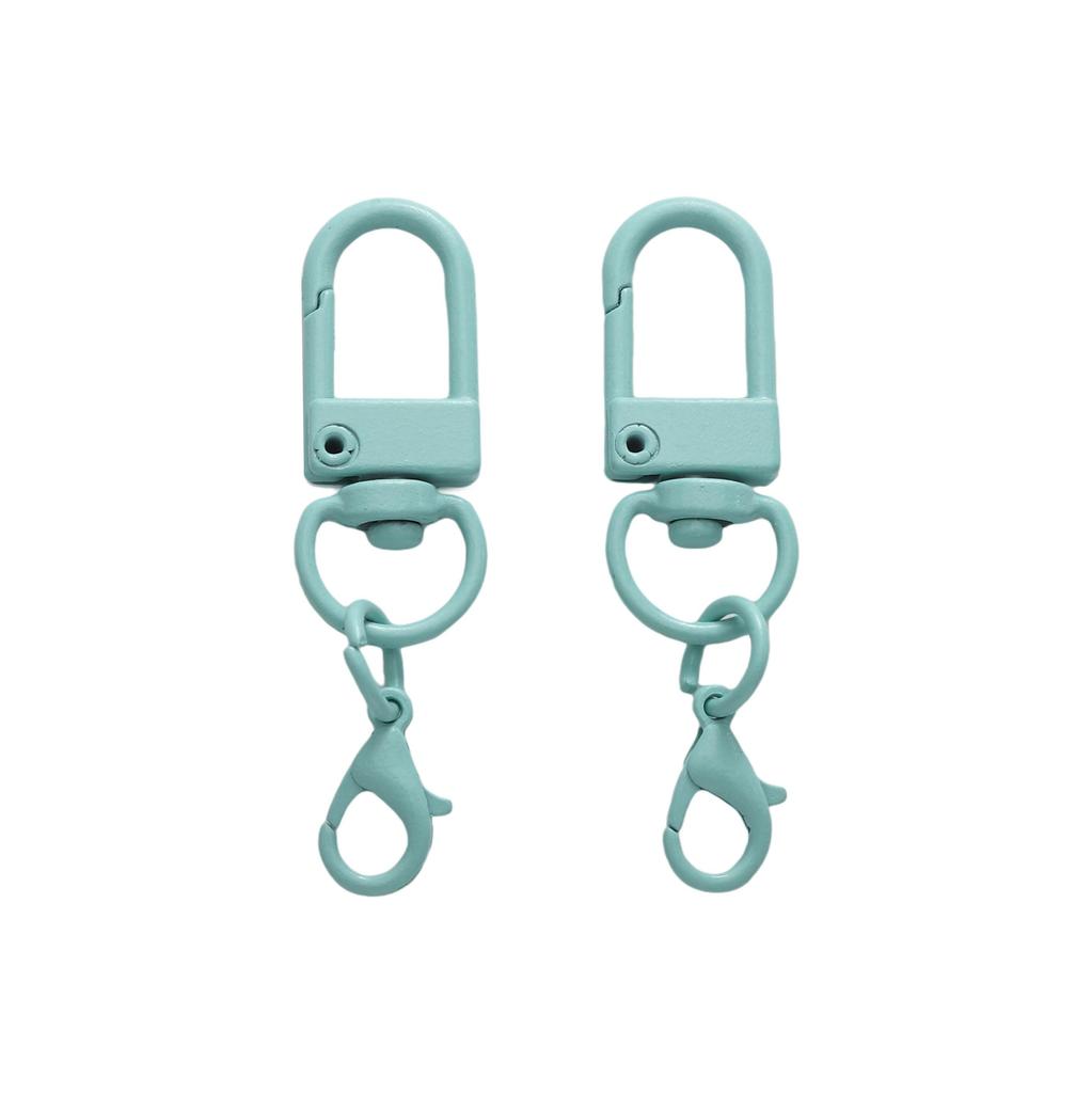 1-10Pcs Alloy Key Clasps Iron Ring Lobster DIY Accessories Finding Supplies