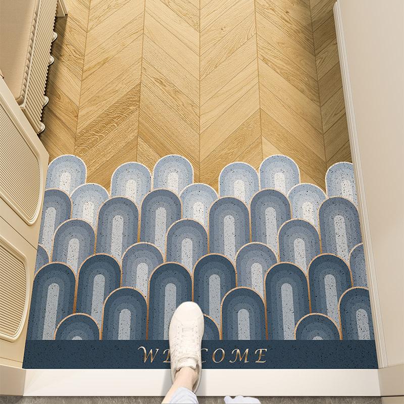 

Entry Door Floor Mat Wire Ring Dirt-resistant Slip-resistant Mat Porch Door Entrance Can Be Cut Foot Cushion Shoe Change Area Dust Removal Entrance 40 * 60cm