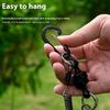Fishing Magnetic Net Release Holder With Lanyard Fly Fishing Tool Strong Magnet Carabiner Key Chain Elastic Coil Stretch Tether