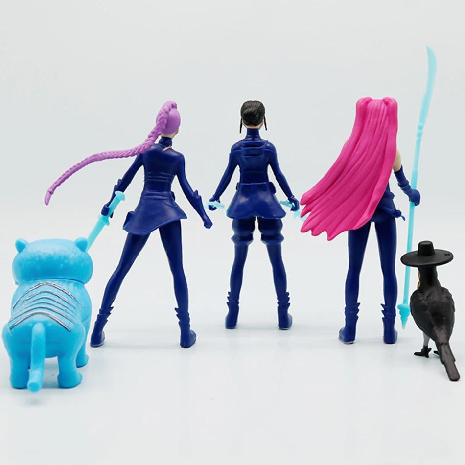 Kpop Demon Hunters Blind Box Figure Toy Set, Collectible, Derpy Tiger, Rumi, Mira, Zoey, Christmas Dolls for Fans, 1-24Pcs