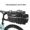 Mountain Bike Rear Rack Hard Shell Bag, 10L Pannier for Cycling