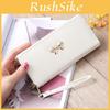 Sophisticated Lady Zipper Around Women Clutch Leather Long Wallet Case Purse