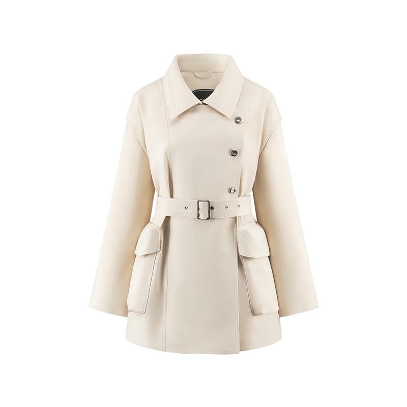 

Ellassay Women s Fashion Workwear Short Thin Goose Down Jacket S