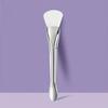 1pcs Full Skin Universal Double-Layer Silicone Facial Mask Brush, Metal Handle, Two Tone, Apply Cleaning Two In One Beauty Tool