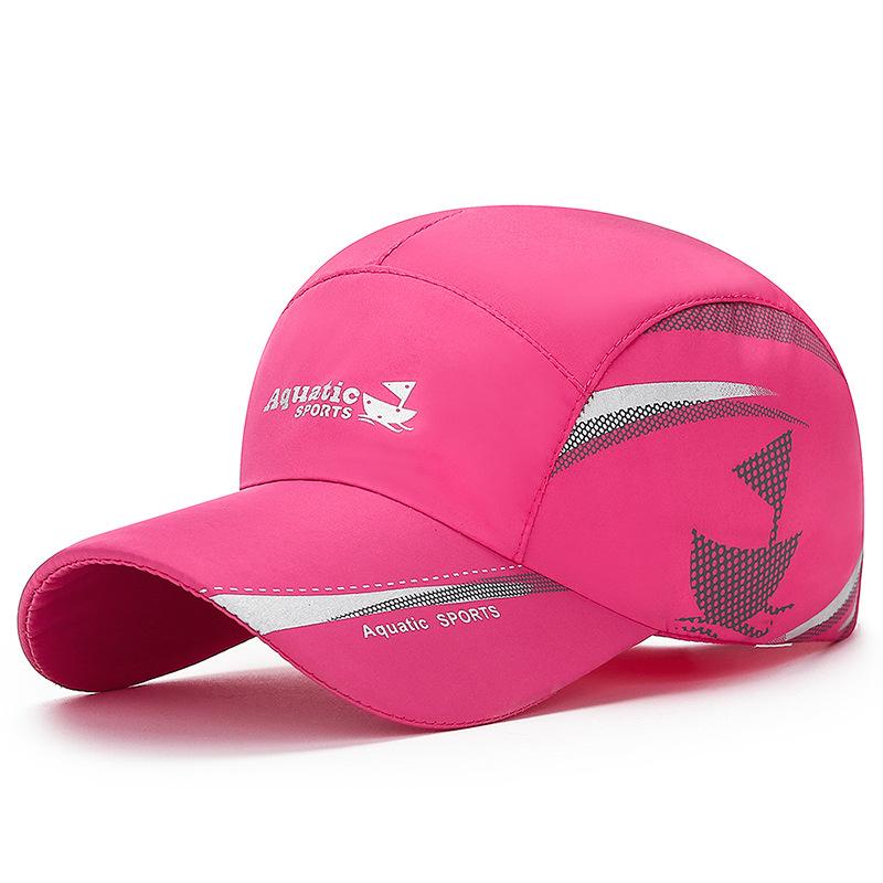 New Summer Thin Breathable Sunscreen Shade Quick Drying Hat Men & Women Outdoor Recreational Fishing Printed Baseball Cap
