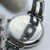Used CITIZEN wicca solar radio clock diamond ladies black dial watch