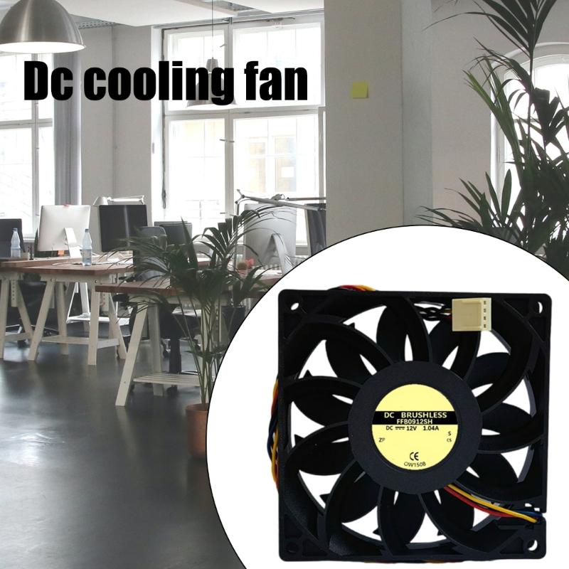 FFB0912SH 92x92x25mm DC12V 1.04A 4100RPM Cooling Fan, Low Noise High Airflow for Electronic Devices