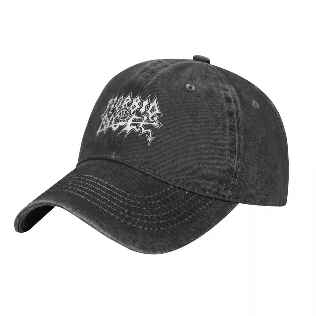 Morbid Angel Baseball Cap Popular Logo Fitted Male Washed Trucker Hat Dropshipping Design Tennis Baseball Caps Birthday Present