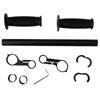 Black Bicycle Handlebar Ergonomic Design 250mm Length Bicycle Children's Armrest Removable Durable Armrest Bracket