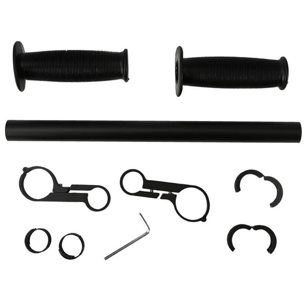Black Bicycle Handlebar Ergonomic Design 250mm Length Bicycle Children's Armrest Removable Durable Armrest Bracket