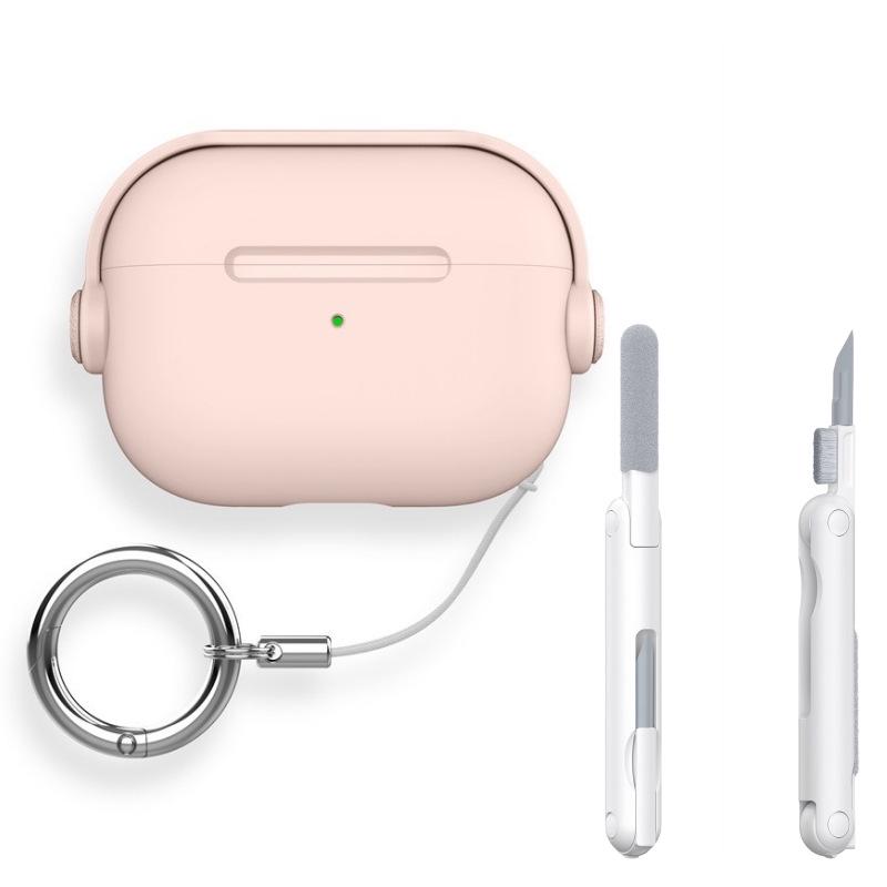 AirPods Pro 2 Hülle mit Lanyard und Kopfhörerhalterung - Geeignet für AirPods 4