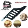 M-1/5Pcs T Shank Flush Cutting Replacement Blades Curved Jigsaw Blade For Precision Cuts Precision Ground Teeth