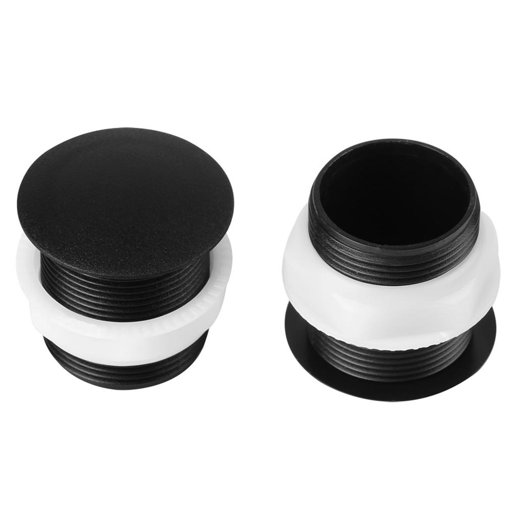 Pack of 10 28mm Black Screw-in Snap Cover 35mm Diameter for Slot NaMachine Control Panel Blind Cover Replacement Unused Holes