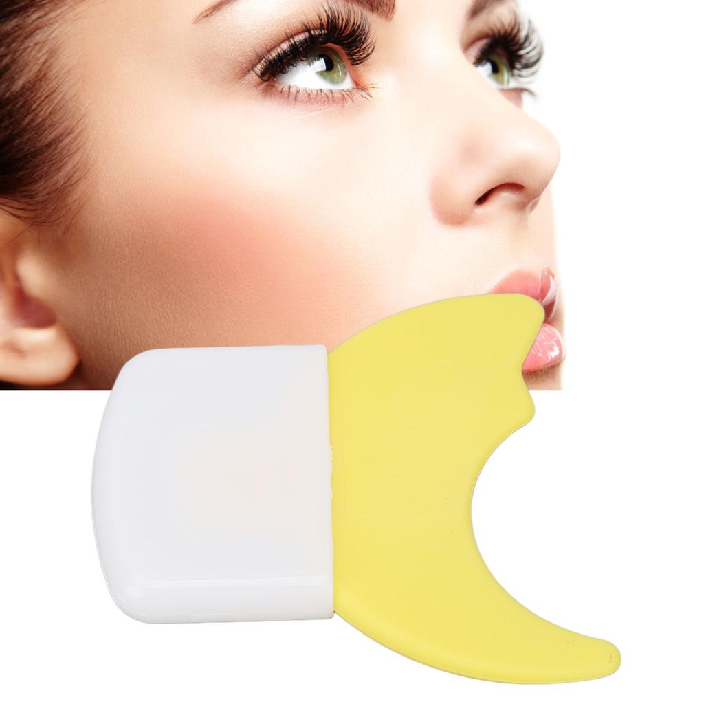 Half Moon Shape Silicone Eyeliner Aid Multifunctional Short Handle Silicone Winged Tip for Makeup Cosmetic