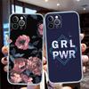 PP38 Girl Power Fight Soft Shell Transparent Phone Case for Samsung Galaxy A04 A04S A14 A23 A34 A54 M23 M33 M52 M53