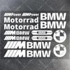 Vinyl Sticker Logo  For BMW E93 F10 F20 F30 F40 F15 F25 F26 F31 F49 F86 M3 M5 X3 x1 e46 M Motorcycle Tank Helmet Car Bike Decal blhn58