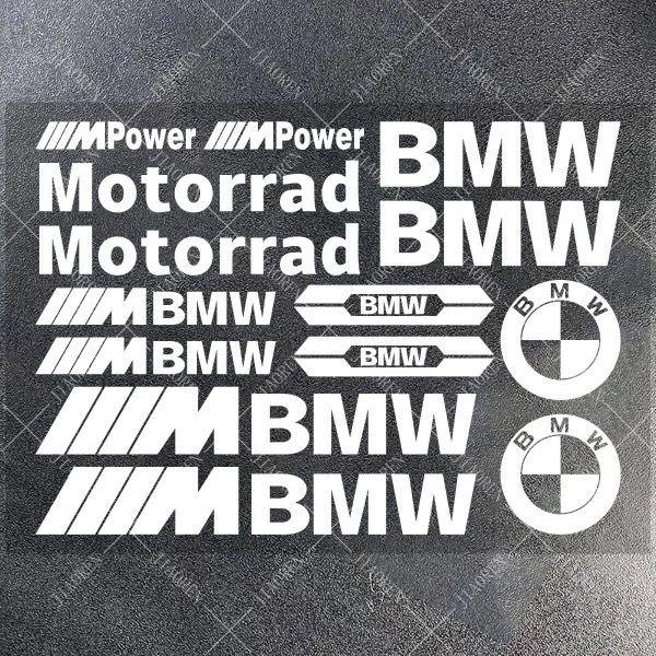 Vinyl Sticker Logo  For BMW E93 F10 F20 F30 F40 F15 F25 F26 F31 F49 F86 M3 M5 X3 x1 e46 M Motorcycle Tank Helmet Car Bike Decal blhn58