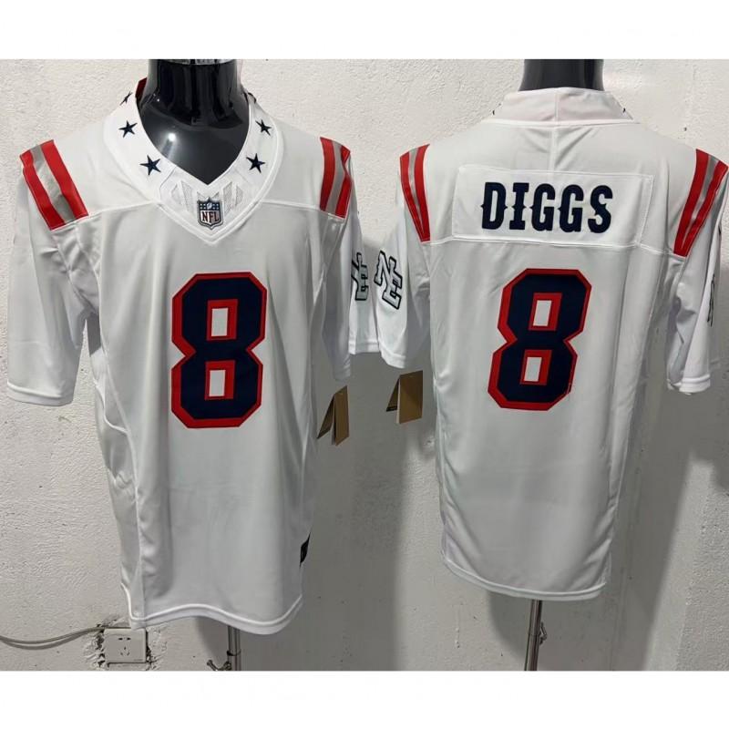 Vlastní vyšívaný fotbalový dres Tým New England Patriots Sportovní uniforma Pánské Fanoušci
