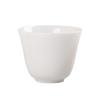 Mutton Fat White Porcelain Kung Fu Tea Cup: Ceramic Tasting Cup for Tea or Wine