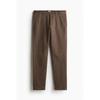 H M sliM Fit Cotton cHino Pants Brown