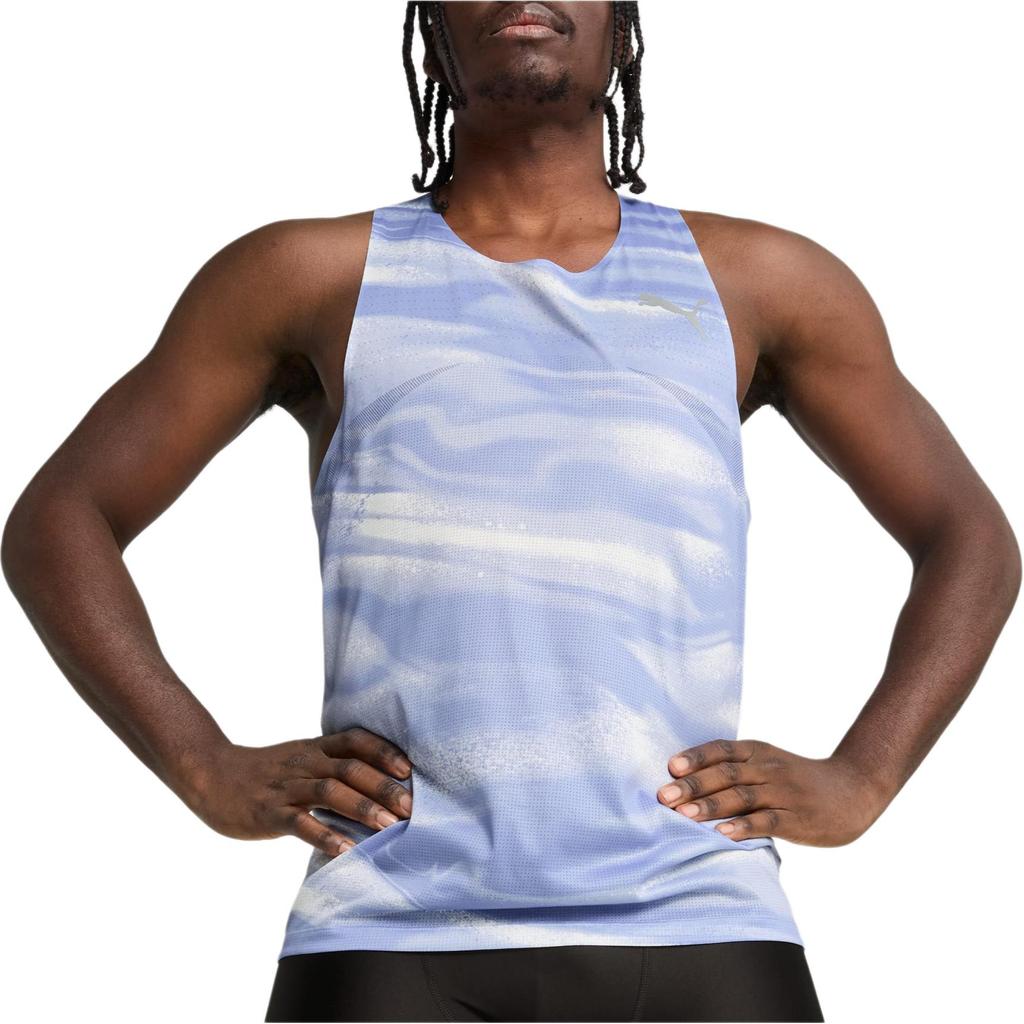 Puma Round Neck Sleeveless Printed Vest Men tops Light-Purple 526640-47