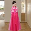 1 set costum de dans coreean pentru fete Hanbok Set îmbrăcăminte rafinată cu design brodat pentru fotografia de spectacol