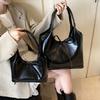 New Bowknot PU Women's Bag Simple and Commuting Messenger Bag Large Capacity Underarm Tote Bag for Women