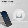 Graffiti Zigbee Smart UK Socket, 16A, Alexa-Compatible with Energy Meter.