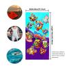 Super Zings Character Collection Beach Towel, Made of Ultra-Fine Microfiber, Perfect for The Beach, Swimming Pool, Gym, And Yoga
