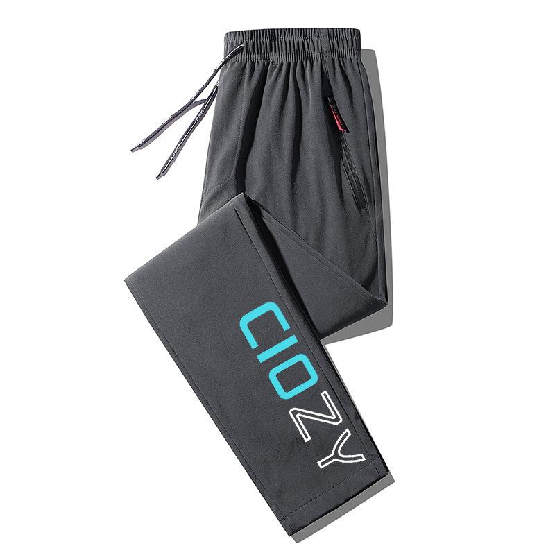 

Summer Ninth Pant Men S Sports Pant Korean Style Loose All -Match Casual Pant XXXXXL сірий