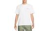 T Shirts Men's White Crew Neck Moderate Straight Fit DR7768-100