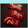New Year Red Envelope Pack With Gold Foil For Spring Festival Gift Giving
