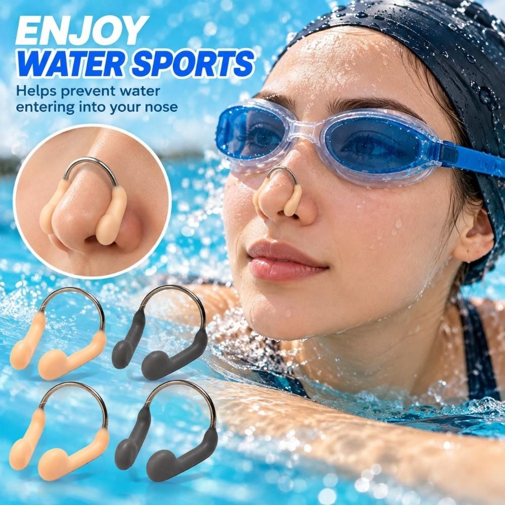 Adjustable No-skid Soft Silicone Water Sports Accessories Diving Tool Swimming equipment Nose Clip
