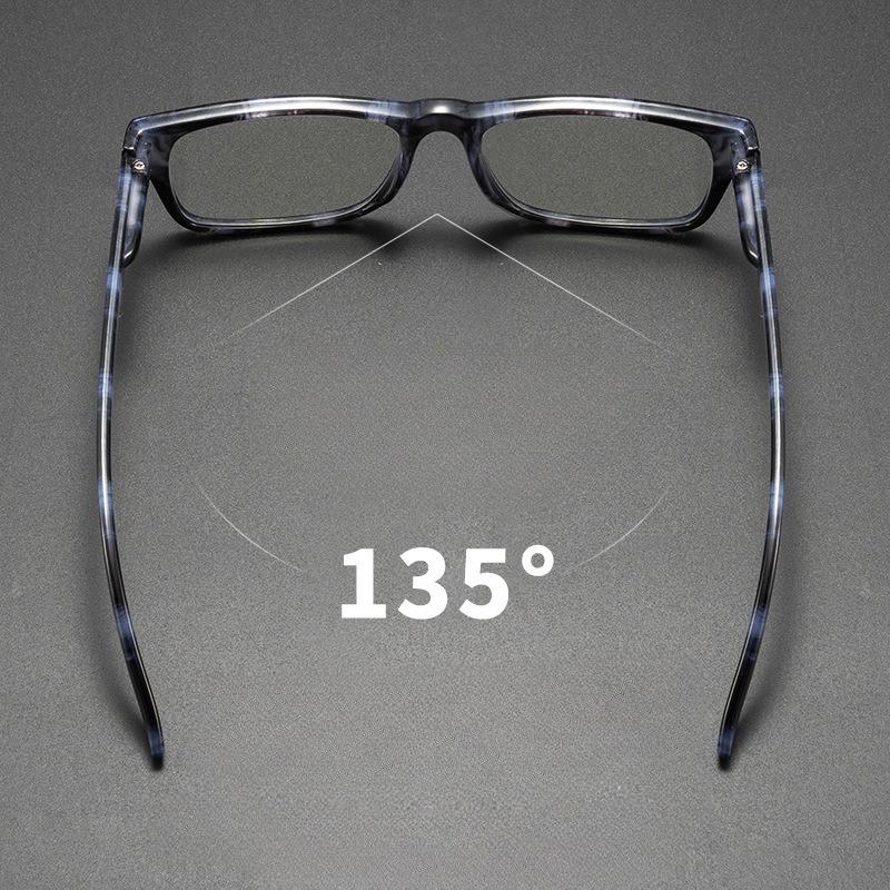 Fashion High-definition Printed Shell Anti Blue Light Reading Glasses for Men and Women Retro Color Ultra Light Spring Leg Presbyopia Eyeglasses