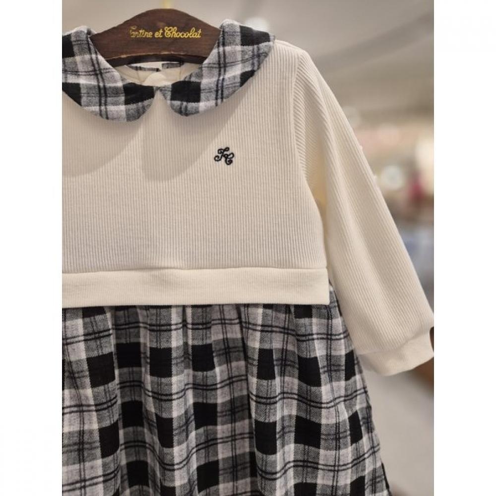 Show Chocola Baby Rune Check Dress Ttowoe125t