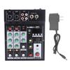 Professional Mixer Sound Board Console USB Display 4 Channel Mixing Console for Live Streaming Internet Karaoke
